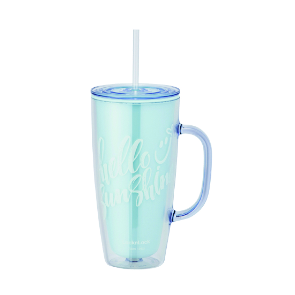 Ly Nhựa Hai Lớp Locknlock Double Wall Cold Cup 720Ml - 2 Màu (Xanh Da Trời, Hồng) - HAP503, , large image number 1